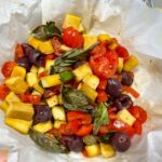 Tofu al cartoccio. Ricetta facile e veloce, croccante e saporita